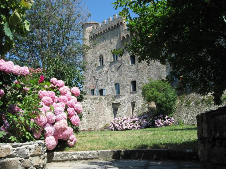 ADSI.Lunigiana e Pontremoli.Castello Malaspina, Giardino delle Ortensie